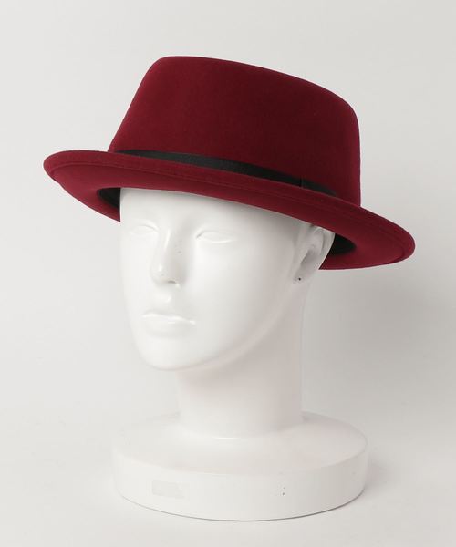 Ruben（ルーベン）の「ポケッタブル Dトップ フェルト中折れ（ハット・メンズ・ブラック/グレー/カーキ/キャメル/ワイン・XL）」の7枚目の写真