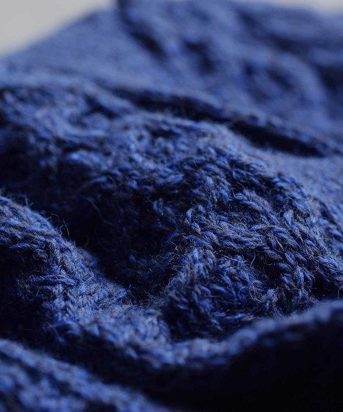 aran WOOLLEN MILLS（アランウーレンミルズ）の「「Aran Woollen Mills / アランウーレンミルズ」アイリッシュウールニットカーディガン（カーディガン/ボレロ・レディース・ホワイト/チャコールグレー/ダークグリーン/ネイビー/グレー/グレイッシュベージュ・XXL）」の16枚目の写真