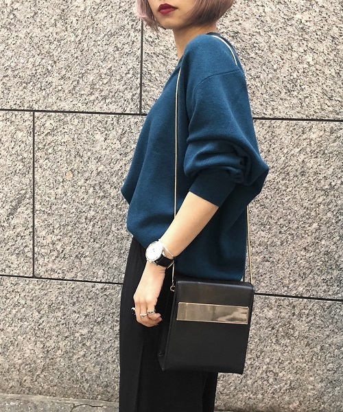 PAGEBOY（ページボーイ）の「プレートスクエアミニBAG（ショルダーバッグ・レディース・ブラック/レオパード/アニマル・FREE）」の2枚目の写真