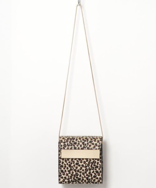 PAGEBOY（ページボーイ）の「プレートスクエアミニBAG（ショルダーバッグ・レディース・ブラック/レオパード/アニマル・FREE）」の4枚目の写真