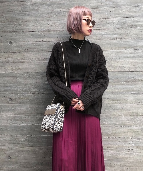 PAGEBOY（ページボーイ）の「プレートスクエアミニBAG（ショルダーバッグ・レディース・ブラック/レオパード/アニマル・FREE）」の10枚目の写真