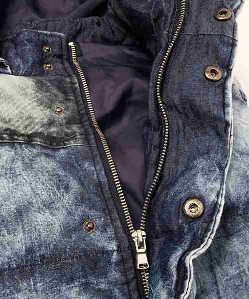 JOKER(ジョーカー)の「デニム中綿ベスト メンズ アウター(ダウンベスト・メンズ・サックスブルー/ブルー系その他・M/L/XL)」の12枚目の写真