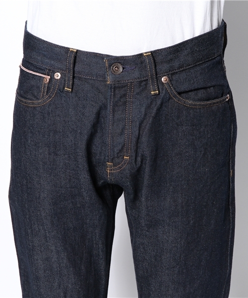green label relaxing（グリーンレーベルリラクシング）の「▲▲▲セルビッチデニム 825 テーパード5Pパンツ ◆（デニムパンツ・メンズ・ネイビー・30inch/31inch/32inch/33inch/34inch/29inch）」の4枚目の写真