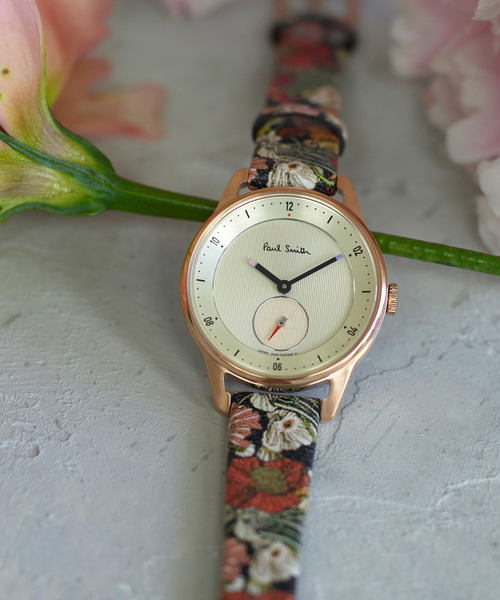 Paul Smith(�|�[���X�~�X)��Church Street mini Print Leather / 863323 GOLD(�r���v)