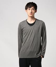 【Bl】フェイクレイヤード長袖Tシャツ Uネック