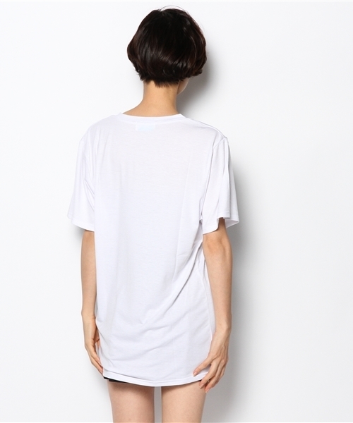 DANCE LB-03(ダンス エルビー・ゼロスリー)の「トライアングル BOYS Tシャツ(Tシャツ/カットソー・レディース・ホワイト系/ブラック系・FREE)」の4枚目の写真