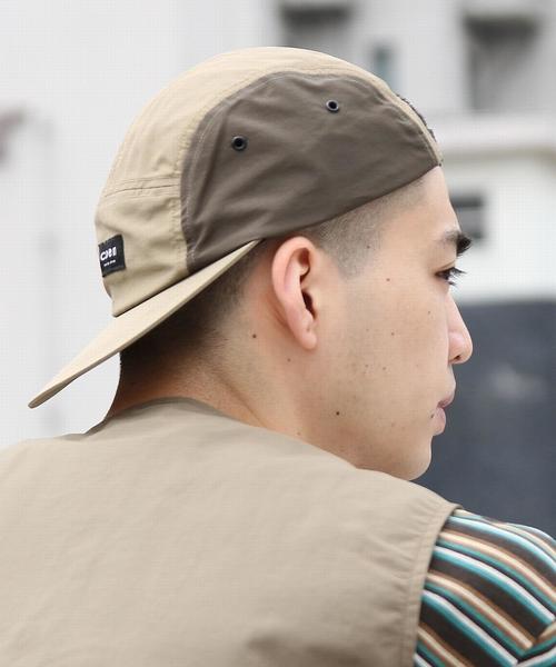 coen(コーエン)の「ナイロンジェットキャップ(UTILITY LINE)(キャップ・メンズ・ブラック/オリーブ/ライトブルー/ベージュ/グレー・FREE)」の4枚目の写真