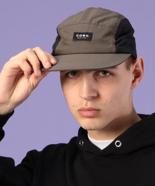 coen(コーエン)の「ナイロンジェットキャップ(UTILITY LINE)(キャップ・メンズ・ブラック/オリーブ/ライトブルー/ベージュ/グレー・FREE)」の5枚目の写真
