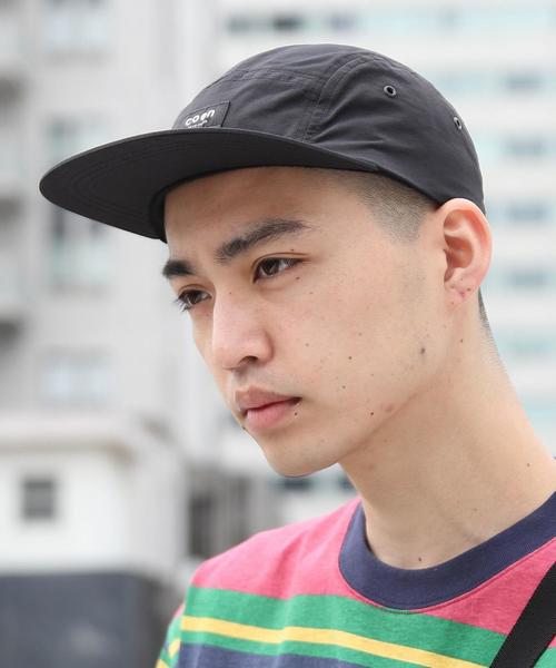 coen(コーエン)の「ナイロンジェットキャップ(UTILITY LINE)(キャップ・メンズ・ブラック/オリーブ/ライトブルー/ベージュ/グレー・FREE)」の2枚目の写真