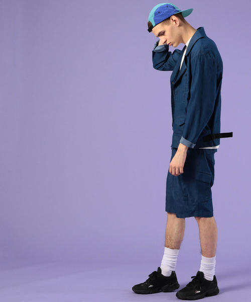 coen(コーエン)の「ナイロンジェットキャップ(UTILITY LINE)(キャップ・メンズ・ブラック/オリーブ/ライトブルー/ベージュ/グレー・FREE)」の17枚目の写真