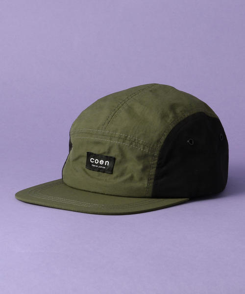coen(コーエン)の「ナイロンジェットキャップ(UTILITY LINE)(キャップ・メンズ・ブラック/オリーブ/ライトブルー/ベージュ/グレー・FREE)」の12枚目の写真
