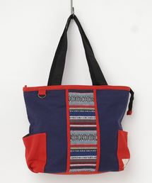 Amina（アミナ）の「【チャイハネ】ネパール織り×無地BIGトートバッグ（トートバッグ）」