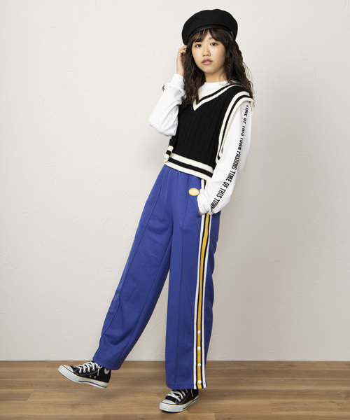 WEGO（ウィゴー）の「WEGO/スナップラインパンツ（その他パンツ・レディース・イエロー/ブルー・FREE）」の6枚目の写真