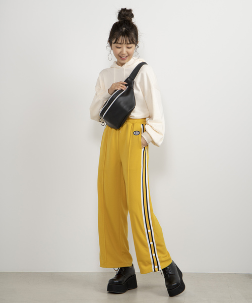 WEGO（ウィゴー）の「WEGO/スナップラインパンツ（その他パンツ・レディース・イエロー/ブルー・FREE）」の8枚目の写真