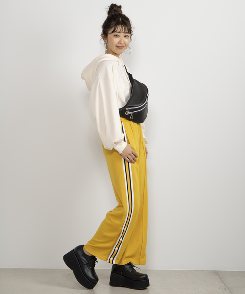 WEGO（ウィゴー）の「WEGO/スナップラインパンツ（その他パンツ・レディース・イエロー/ブルー・FREE）」の10枚目の写真