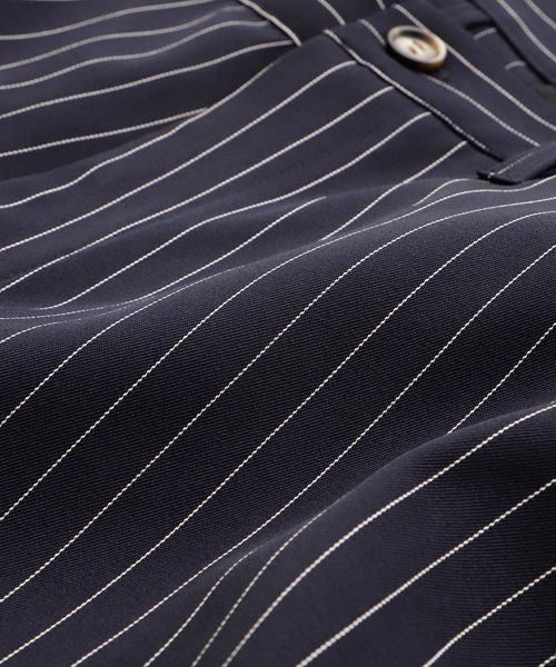 EMMA CLOTHES（エマクローズ）の「ピンストライプスリムトラウザーズ（その他パンツ・メンズ・ブラック/ネイビー・M/L/XL）」の10枚目の写真