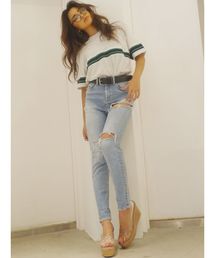 GYDA | GROUNGE DAMAGE ペグトップデニムパンツ(デニムパンツ)