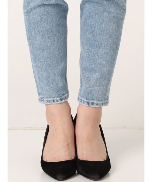 GYDA(ジェイダ)の「GROUNGE DAMAGE ペグトップデニムパンツ(デニムパンツ・レディース・ライトブルー/ブルー・SMALL/MEDIUM/X-SMALL)」の5枚目の写真