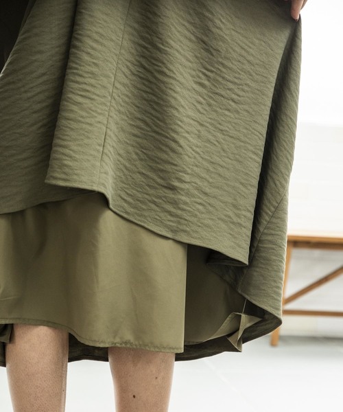 Emma Taylor（エマテイラー）の「リングドットフレアドレス（ドレス・レディース・ブラック/ベージュ/カーキ・36/38）」の10枚目の写真