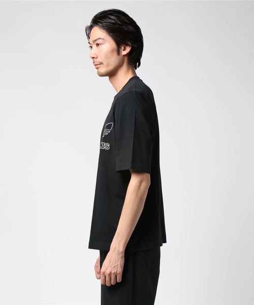 正品 adidas Outline logo T-shirt アウトラインロゴ半袖Tシャツ adidas tシャツ スケードボーディング 4.0 ロゴ 半袖Tシャツ