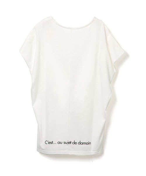 SILAS(サイラス)の「S/S BIG TOP FLORA(Tシャツ/カットソー・レディース・ホワイト/グレー・ONE SIZE)」の4枚目の写真