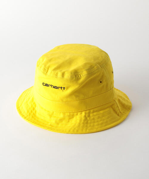 Carhartt（カーハート）の「[カーハート] SC★CARHARTT スクリプトバケット / ハット（ハット・メンズ・イエロー/ブラック/ターコイズブルー・M/L）」の3枚目の写真