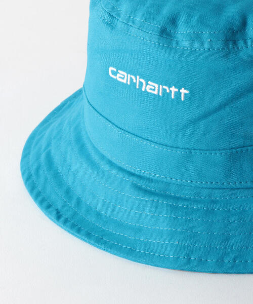 Carhartt（カーハート）の「[カーハート] SC★CARHARTT スクリプトバケット / ハット（ハット・メンズ・イエロー/ブラック/ターコイズブルー・M/L）」の6枚目の写真
