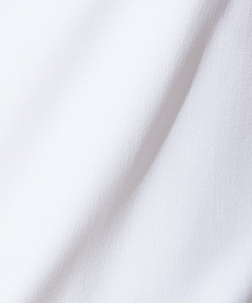 qualite（カリテ）の「《吸汗速乾・UVカット・接触冷感・透け防止》ドライスラブシャツ（シャツ/ブラウス・レディース・ブラック/グレー/ホワイト・38/36）」の6枚目の写真