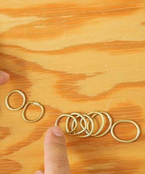 ハローキティコラボ（ハローキティコラボ）の「HELLO KITTY/ハローキティ 名もなき指輪 8本セット -BRASS- ペア リング メンズ レディース ペア対応（リング・レディース・ゴールド系その他・FREE）」の4枚目の写真