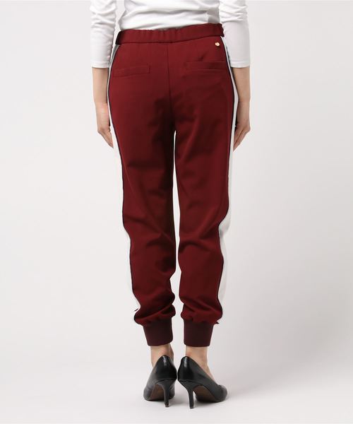 MUVEIL（ミュベール）の「【MUVEIL】サイドライン入りパンツ（その他パンツ・レディース・バーガンディー・38）」の3枚目の写真