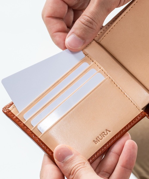 MURA(ムラ)の「イタリアン/フルグレイン レザー スキミング防止 二つ折り財布(財布・メンズ・ブラック/ダークブラウン/キャメル/ブラック系その他/ブルー系その他/ネイビー/グリーン・FREE)」の19枚目の写真