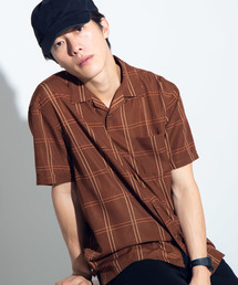 WEGO | WEGO/チェック開襟シャツ(シャツ/ブラウス)