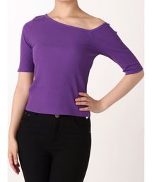 jouetie | アシメネックT(Tシャツ/カットソー)