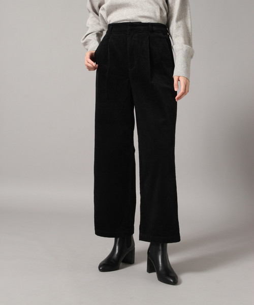 LOWRYS FARM（ローリーズファーム）の「USAコットンコーデュロイパンツ 849337（その他パンツ・レディース・アイボリー/ブラック/グレー/グリーン/ブラウン/ダークブラウン・MEDIUM/LARGE）」の3枚目の写真