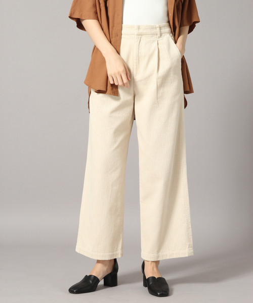 LOWRYS FARM（ローリーズファーム）の「USAコットンコーデュロイパンツ 849337（その他パンツ・レディース・アイボリー/ブラック/グレー/グリーン/ブラウン/ダークブラウン・MEDIUM/LARGE）」の13枚目の写真