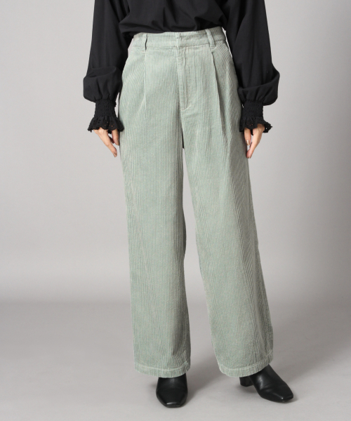 LOWRYS FARM（ローリーズファーム）の「USAコットンコーデュロイパンツ 849337（その他パンツ・レディース・アイボリー/ブラック/グレー/グリーン/ブラウン/ダークブラウン・MEDIUM/LARGE）」の16枚目の写真