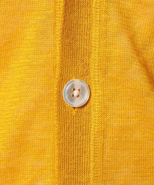 UNITED ARROWS（ユナイテッドアローズ）の「UAB カラードリネン　ハイゲージカーディガン ◆（カーディガン/ボレロ・メンズ・ロイヤルブルー/イエロー/ケリー・SMALL/X-SMALL/X-LARGE/LARGE/MEDIUM）」の11枚目の写真