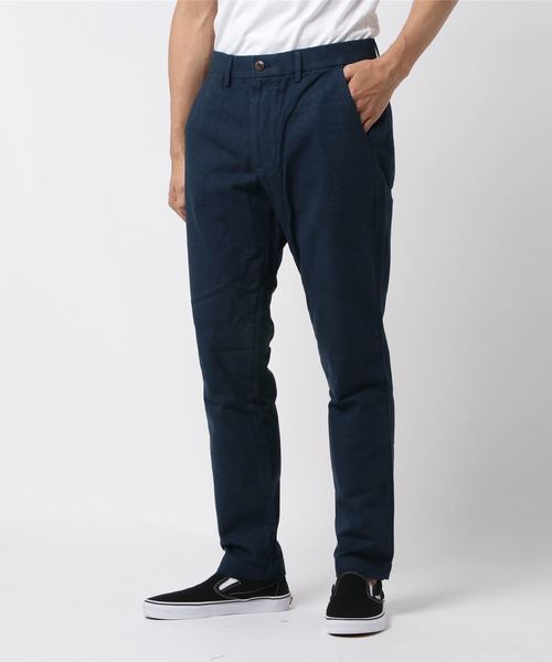 GAP(ギャップ)の「Gapflex スリムフィット起毛ツイルパンツ(パンツ)」|ネイビー