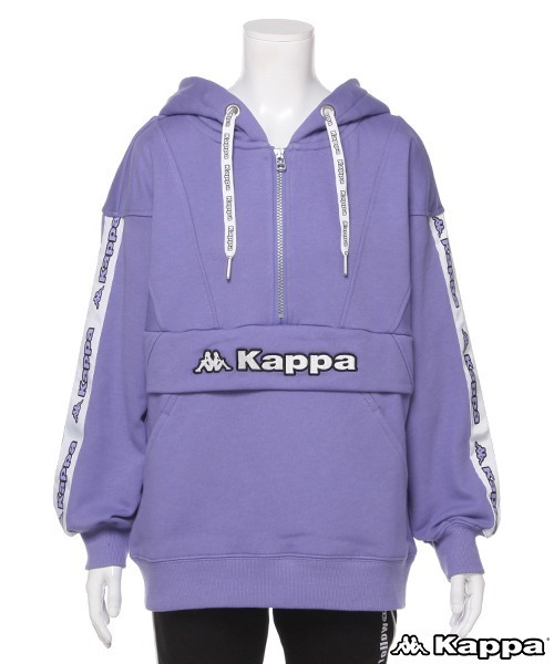 セール Kappa 別注ハーフジップ裏毛パーカー パーカー Blue Cross Girls ブルークロスガールズ のファッション通販 Zozotown