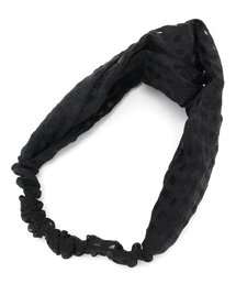 CIAOPANIC | 【Ciaopanic】チェックオーガンジーヘアバンド(ヘアバンド)