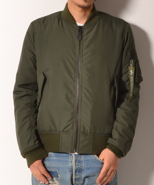 AMERICAN RAG CIE(アメリカンラグシー)の「ALPHA × AMERICAN RAG CIE リモンタMA-1∴(ミリタリージャケット・メンズ・オリーブ/ネイビー・SMALL/MEDIUM/LARGE)」の15枚目の写真