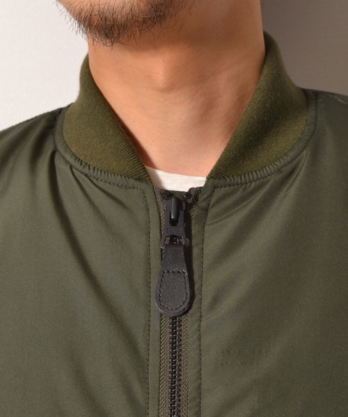 AMERICAN RAG CIE(アメリカンラグシー)の「ALPHA × AMERICAN RAG CIE リモンタMA-1∴(ミリタリージャケット・メンズ・オリーブ/ネイビー・SMALL/MEDIUM/LARGE)」の7枚目の写真