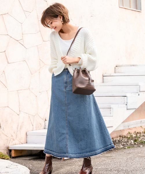 Edit Sheen（エディットシーン）の「クロコ型押し巾着ショルダーバッグ（ショルダーバッグ・レディース・ブラック/ブラウン・FREE）」の18枚目の写真