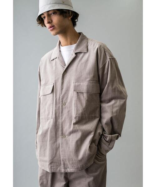 MONKEY TIME(モンキータイム)の「<monkey time> 7WALE SOFT CORD CPO SHIRT/シャツ(シャツ/ブラウス・メンズ・ライム/ベージュ/ネイビー・XL/L/S/M)」の15枚目の写真