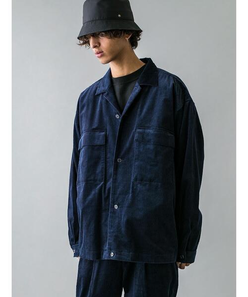 MONKEY TIME(モンキータイム)の「<monkey time> 7WALE SOFT CORD CPO SHIRT/シャツ(シャツ/ブラウス・メンズ・ライム/ベージュ/ネイビー・XL/L/S/M)」の13枚目の写真