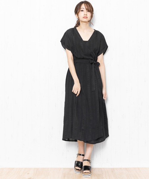 インド綿100 ドビーカシュクール半袖ワンピース ワンピース Mili An Deni ミリアンデニ のファッション通販 Zozotown