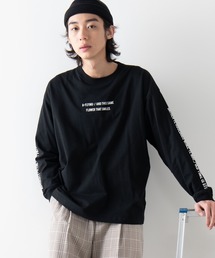 WEGO | WEGO/シンプルスリーブロゴビッグシルエットロンT(Tシャツ/カットソー)