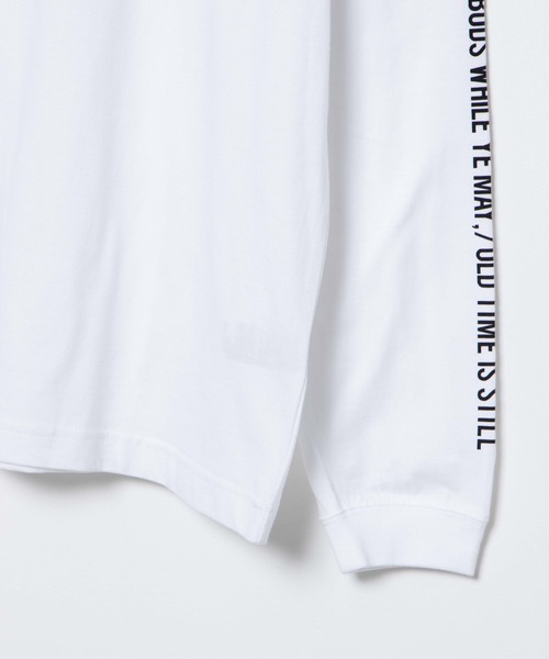 WEGO（ウィゴー）の「WEGO/シンプルスリーブロゴビッグシルエットロンT（Tシャツ/カットソー・メンズ・ブラック/イエロー系その他/ホワイト・LARGE/SMALL/MEDIUM）」の21枚目の写真