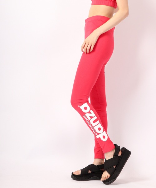 DIMENSIONE danza（ディメンシオーネ ダンツァ）の「ロゴロングレギンス（レギンス/スパッツ・レディース・ピンクベージュ/ブラック・SMALL/MEDIUM）」の10枚目の写真