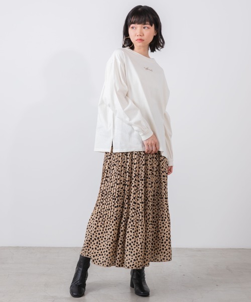 WEGO(ウィゴー)の「WEGO/ボリュームスリーブロゴロンT(Tシャツ/カットソー・レディース・ベージュ/サックスブルー/ピンク/アイボリー・FREE)」の15枚目の写真